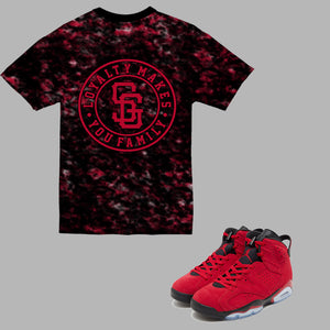 Loyalty Makes You Family T-Shirt to match Retro Jordan 6 Toro Bravo sneakers