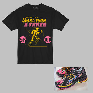 Marathon Runner T-Shirt to match New Balance 1906r Neon Night