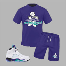 Load image into Gallery viewer, Retro Phresh Short Set - OG Grape sneakers
