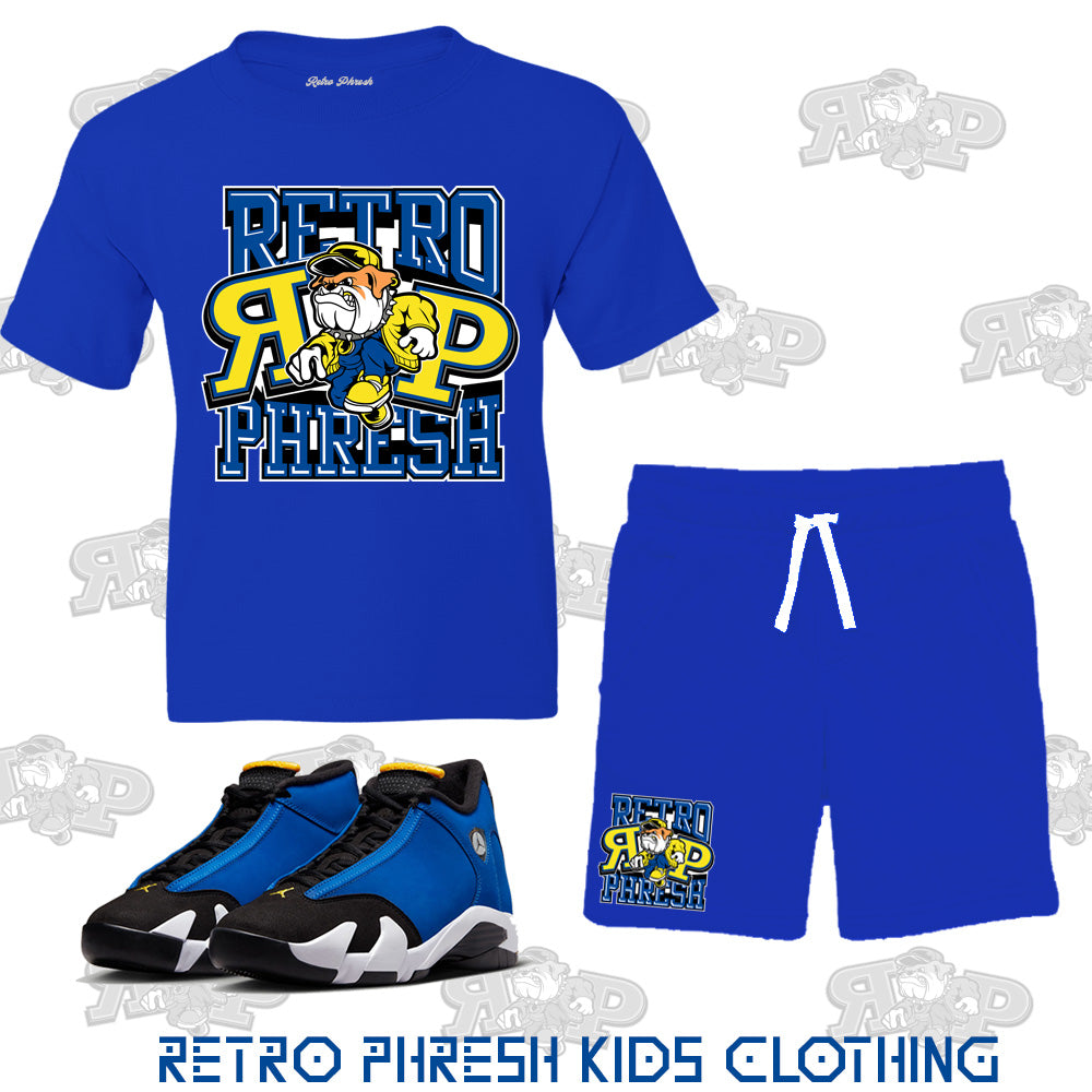 Retro Phresh Mascot Youth Short Set to match Retro Jordan 14 Laney sneakers