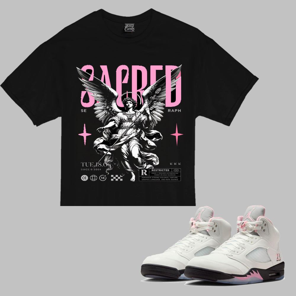 Sacred Boxy T-Shirt to match Retro Jordan 5 OG 35th Anniversary sneakers