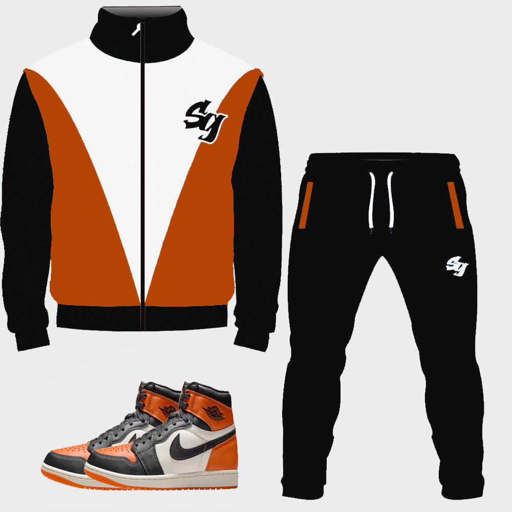 SG Nostalgia Tracksuit to match the Retro Jordan 1 Shattered Backboard sneakers