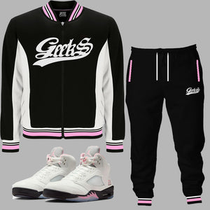 GEEKS Vintage Fleece Tracksuit to match Retro Jordan 5 OG 35th Anniversary sneakers