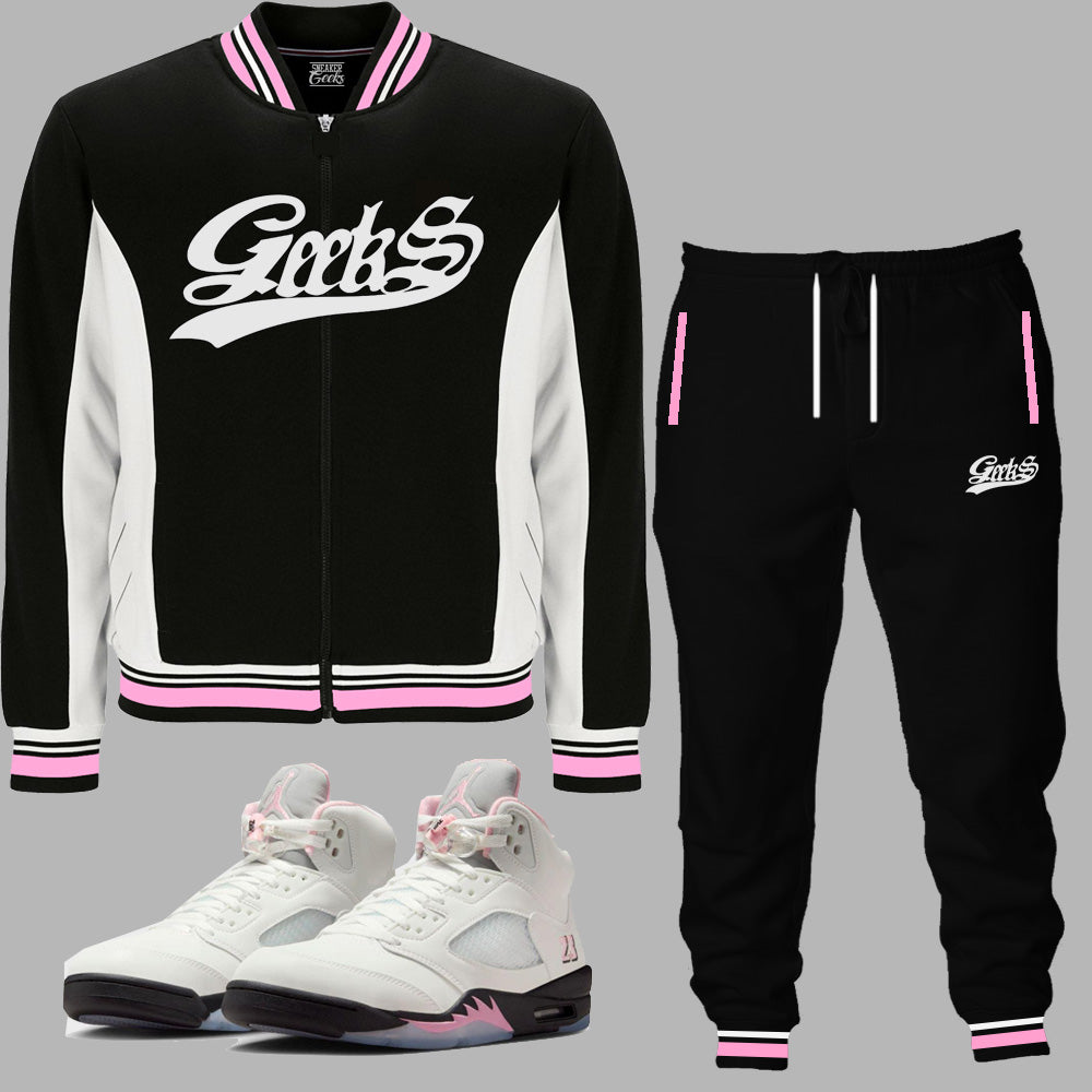 GEEKS Vintage Fleece Tracksuit to match Retro Jordan 5 OG 35th Anniversary sneakers