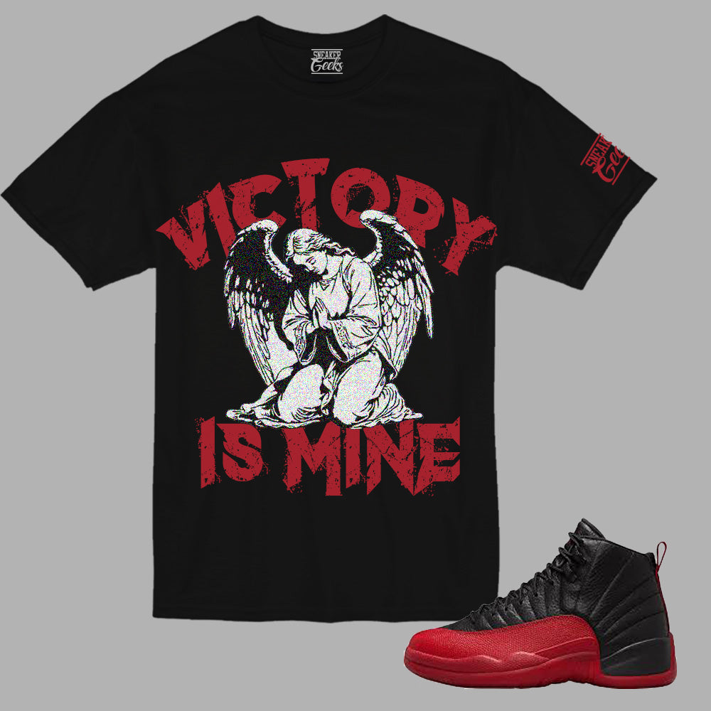 VICTORY IS MINE T-Shirt to match Retro Jordan 12 Flu Game sneakers