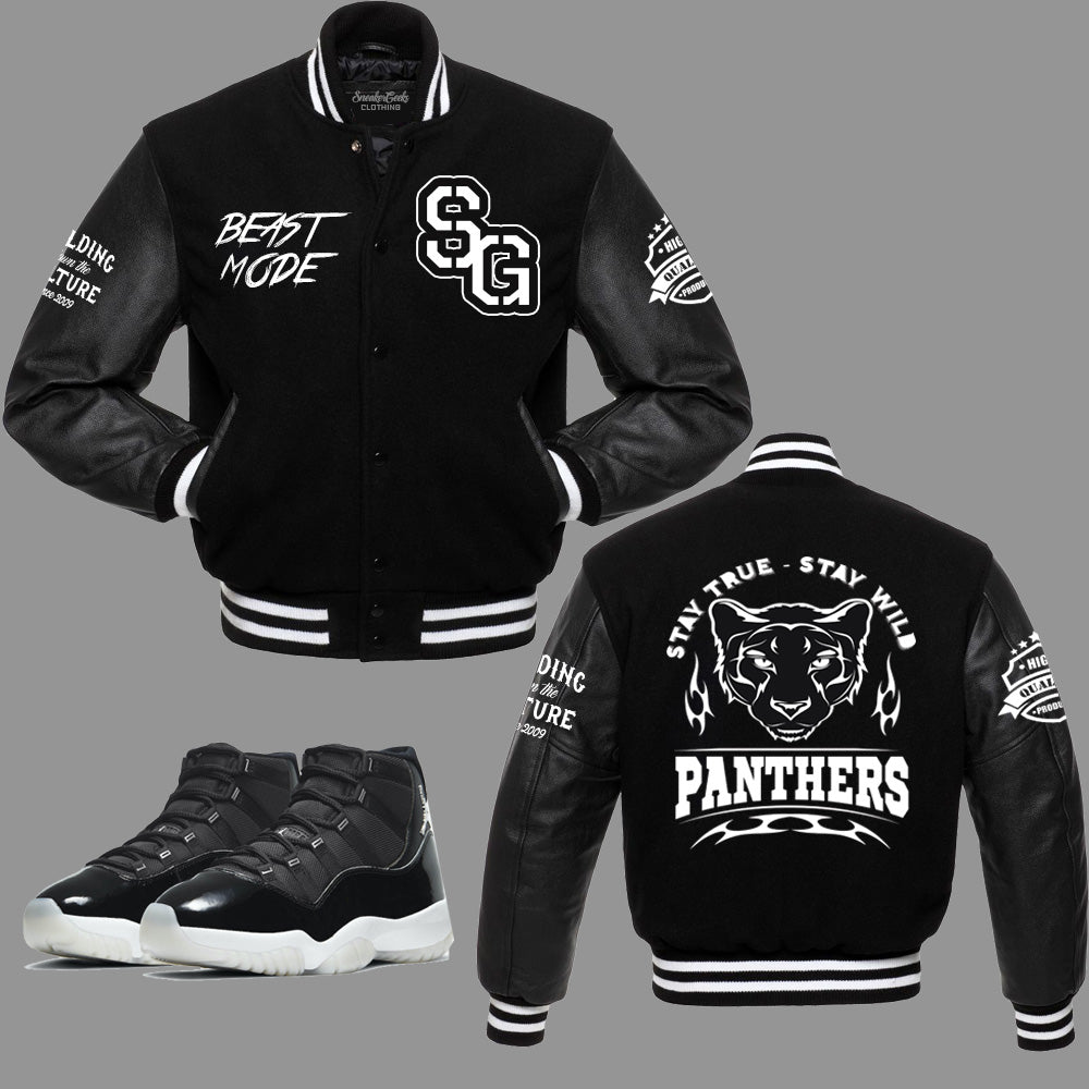 SG Beast Mode Varsity Jacket to match Retro Jordan 11 Jubilee 25th