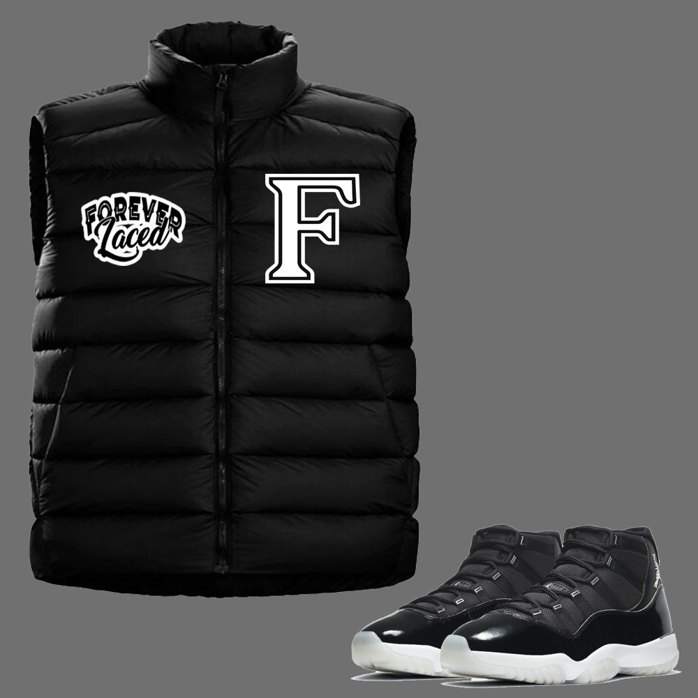 Forever Laced Bubble Vest to match Retro Jordan 11 Jubilee