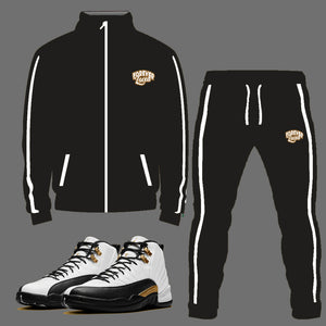 Forever Laced Tracksuit to match Retro Jordan 12 Royalty
