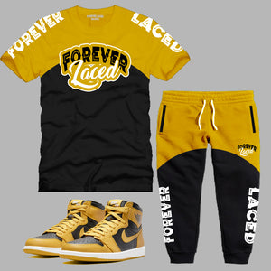 Forever Laced Outfit to match Retro Jordan 1 OG Pollen