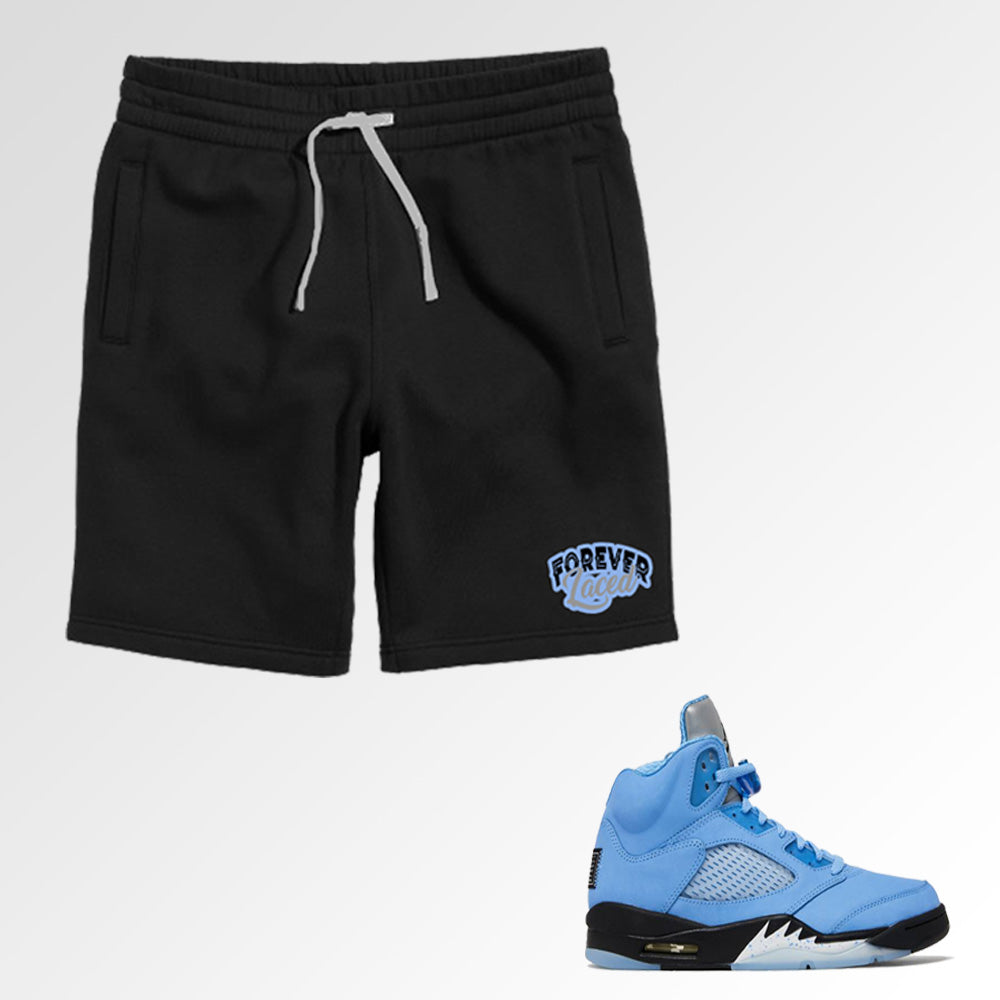 Forever Laced 1 Shorts to match Retro Jordan 5 SE UNC sneakers