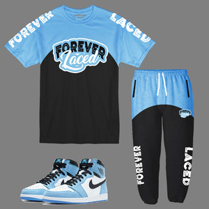 Forever Laced Outfit to match Retro Jordan 1 UNC