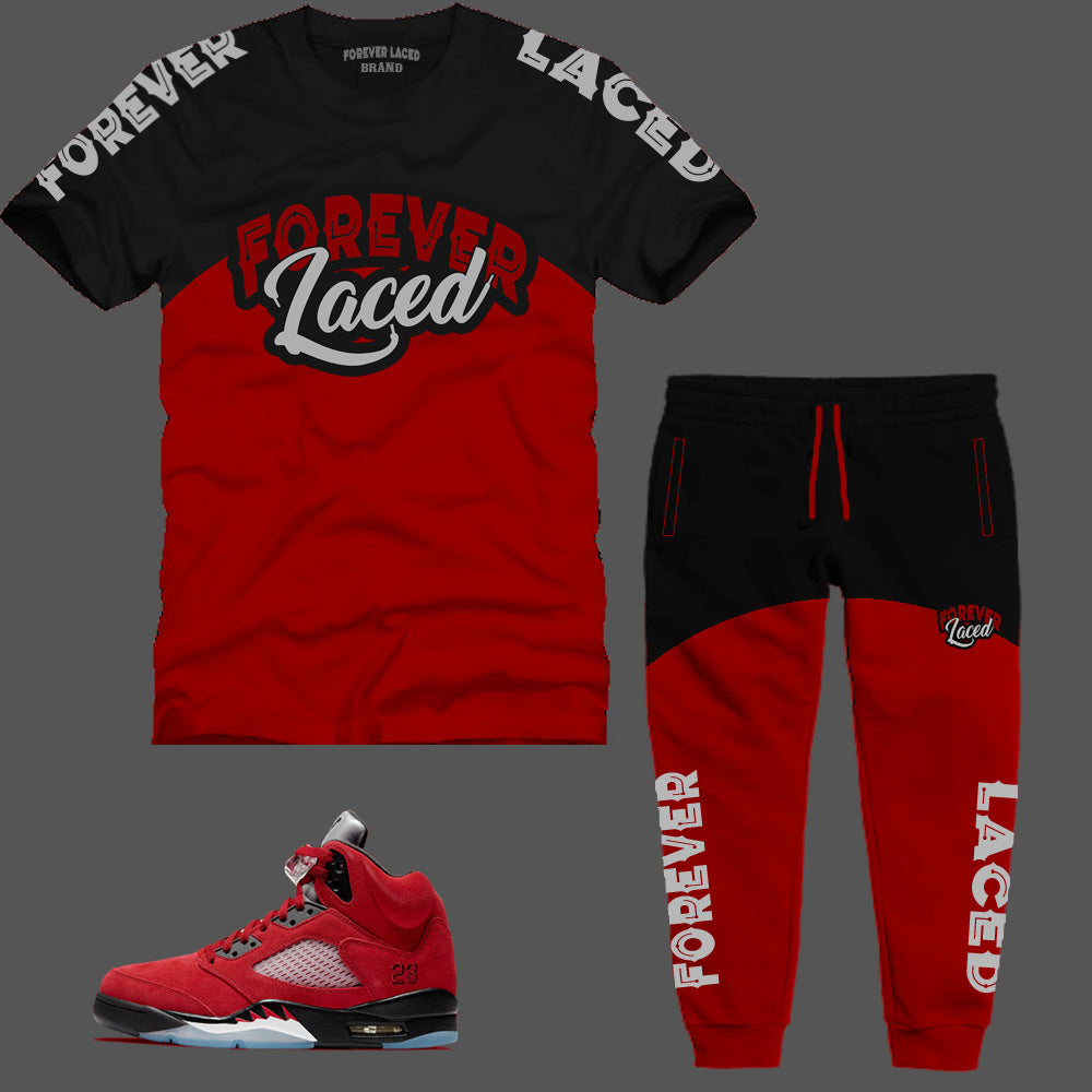 Forever Laced Outfit to match Retro Jordan 5 Raging Bull