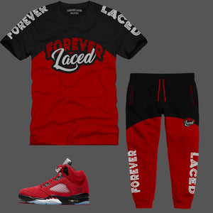 Forever Laced Outfit to match Retro Jordan 5 Raging Bull