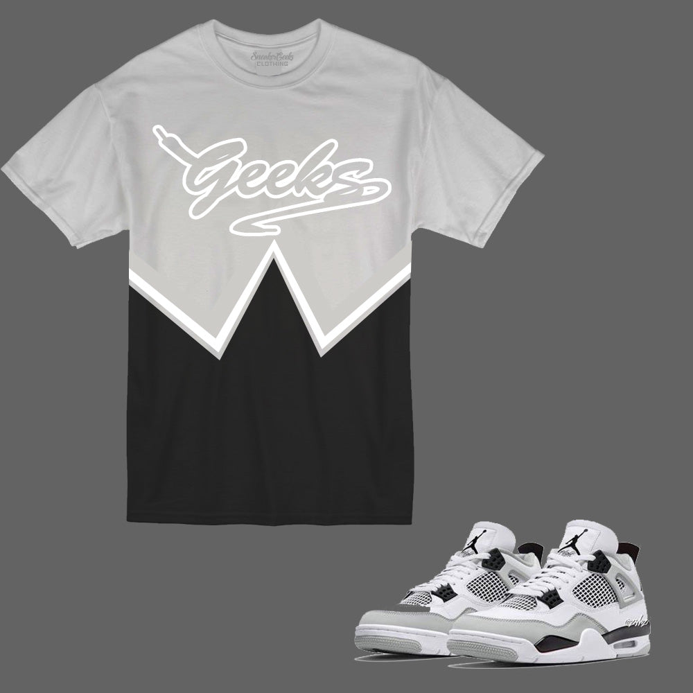 GEEKS T-Shirt to match Retro Jordan 4 Military Black