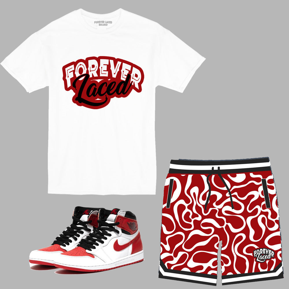 Forever Laced Short Set to match Retro Jordan 1 Heritage