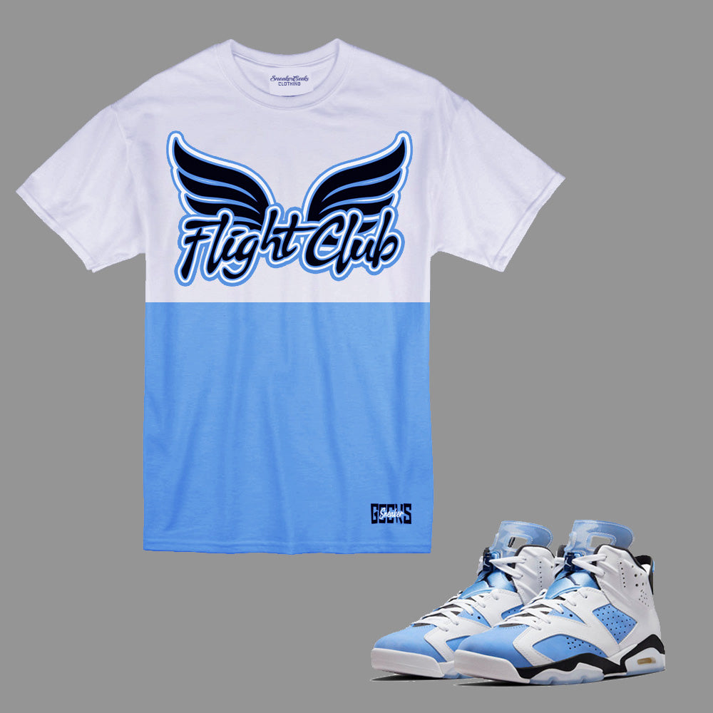 Flight Club T-Shirt to match the Retro Jordan 6 UNC sneakers