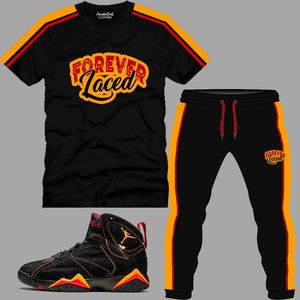 Forever Laced Outfit to match Retro Jordan 7 Citrus sneakers