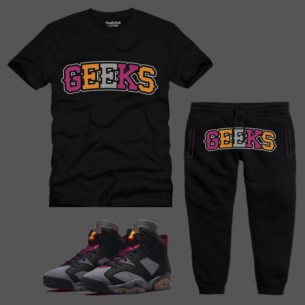 GEEKS Outfit to match Retro Jordan 6 Bordeaux