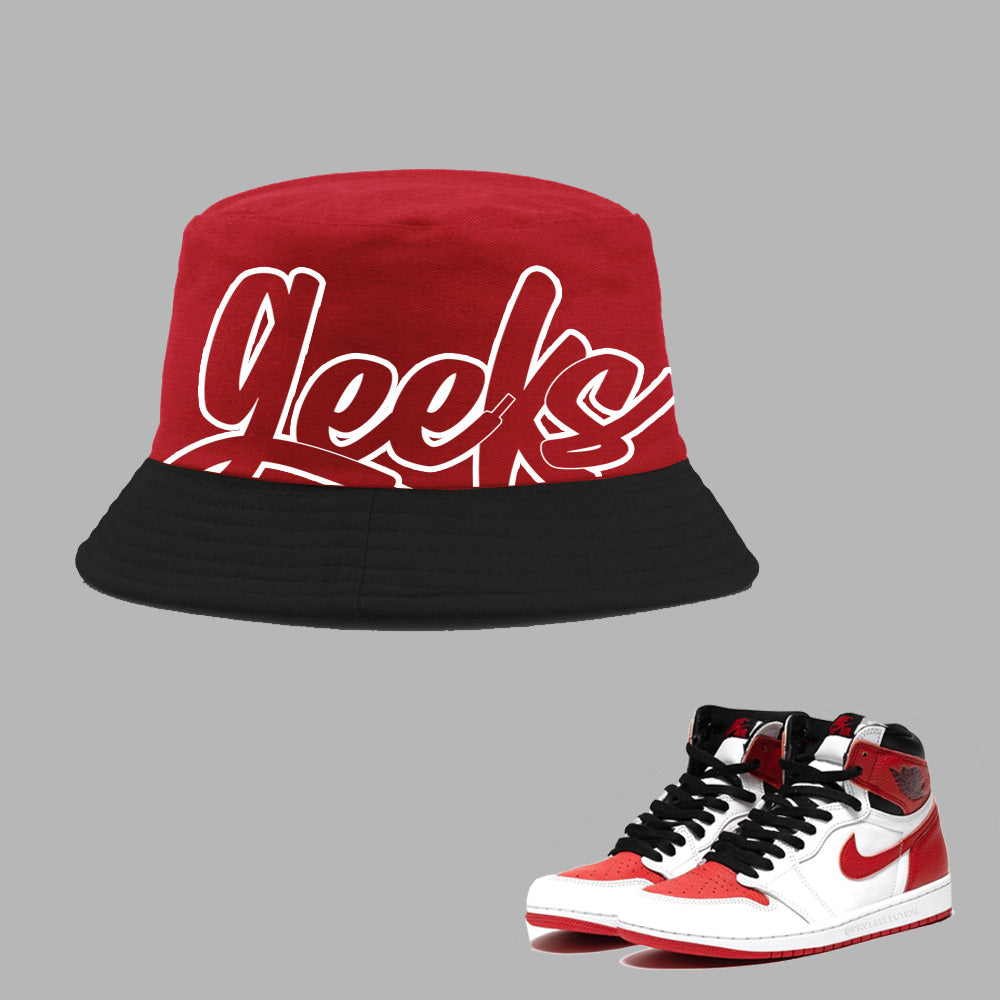 GEEKS Ultra Bucket Hat to match Retro Jordan 1 Heritage