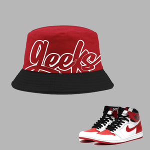 GEEKS Ultra Bucket Hat to match Retro Jordan 1 Heritage