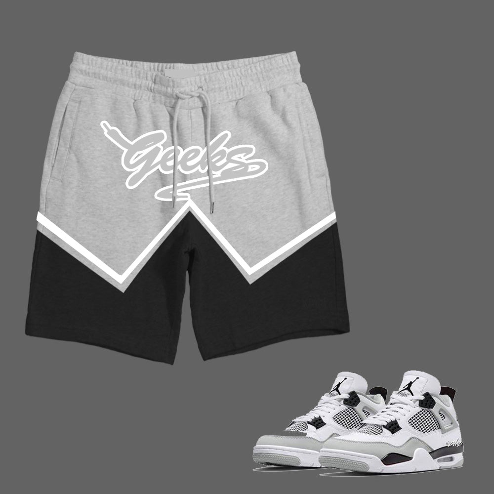 GEEKS Shorts to match Retro Jordan 4 Military Black