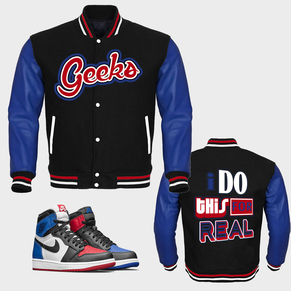 I DO THIS FOR REAL Varsity Jacket to match Jordan 1 Top 3