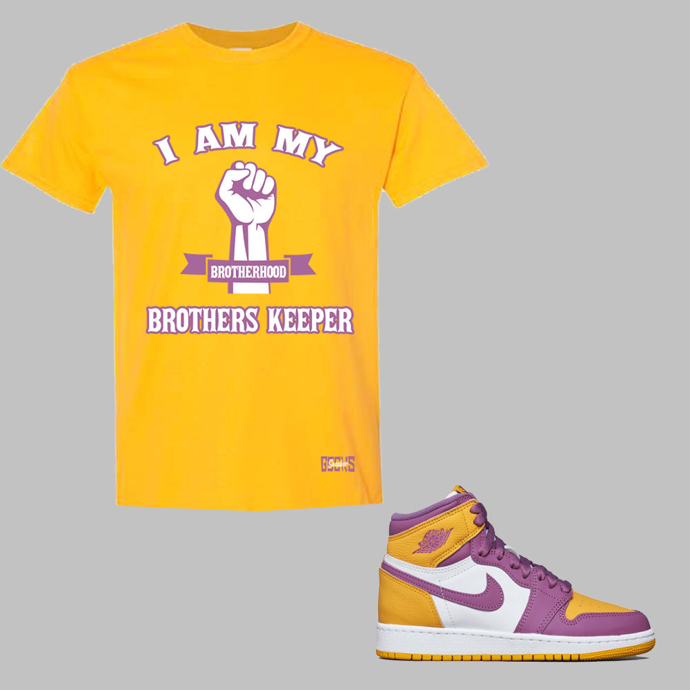 I AM MY BROTHERS KEEPER Tee to match Retro Jordan 1 Brotherhood