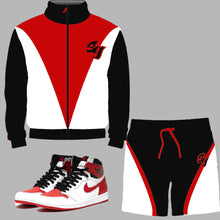 Load image into Gallery viewer, SG Track Short Set to match Retro Jordan 1 Heritage
