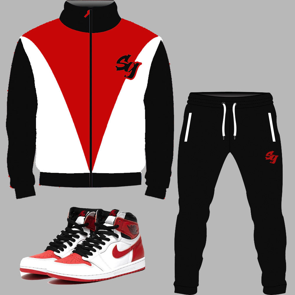 SG Nostalgia Tracksuit to match the Retro Jordan 1 Heritage