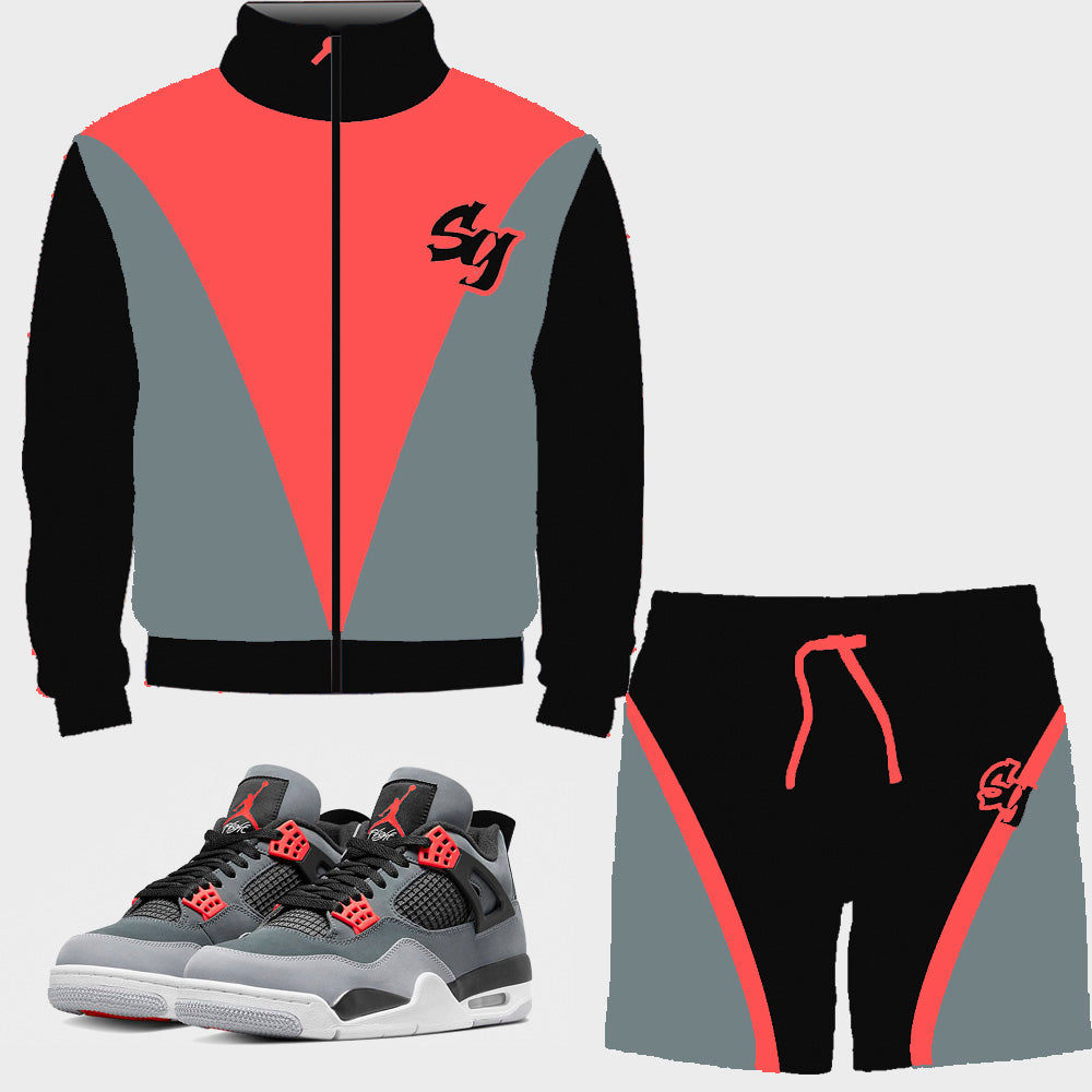 SG Track Short Set to match Retro Jordan 4 Infrared