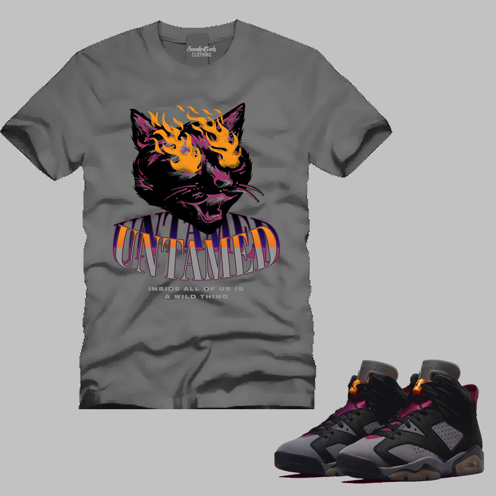 UNTAMED 2 T-Shirt to match Retro Jordan 6 Bordeaux